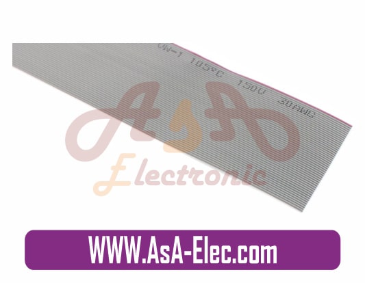 کابل فلت طوسی 0.635 میلیمتر (IDC 1.27mm)